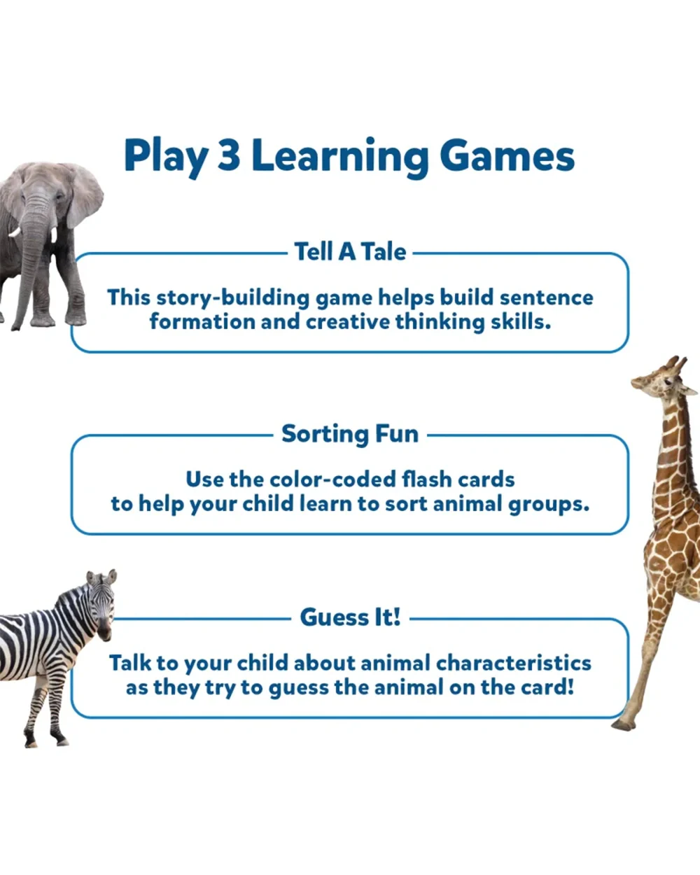 Skillmatics First 100 Animals Flash Cards-50 Double Sides Cards-Enhances Learning-Learning & Educational Toys-12M+ - Image 6