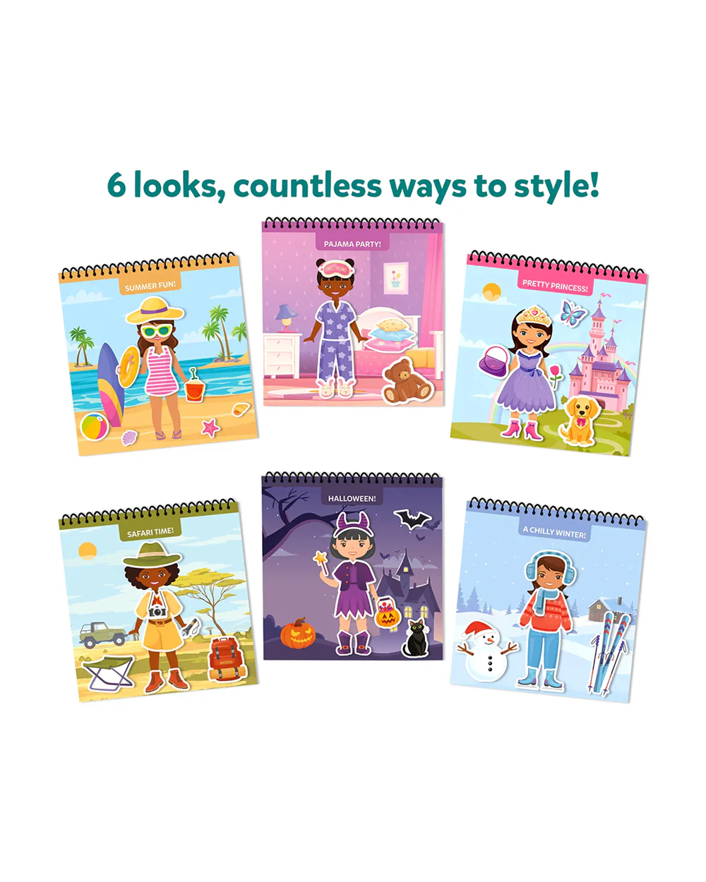 Skillmatics Peelies Dress Up-Resuable Sticker Activity Book-Art & Craft Kit-6 Exciting Activities-36M+ - Image 4