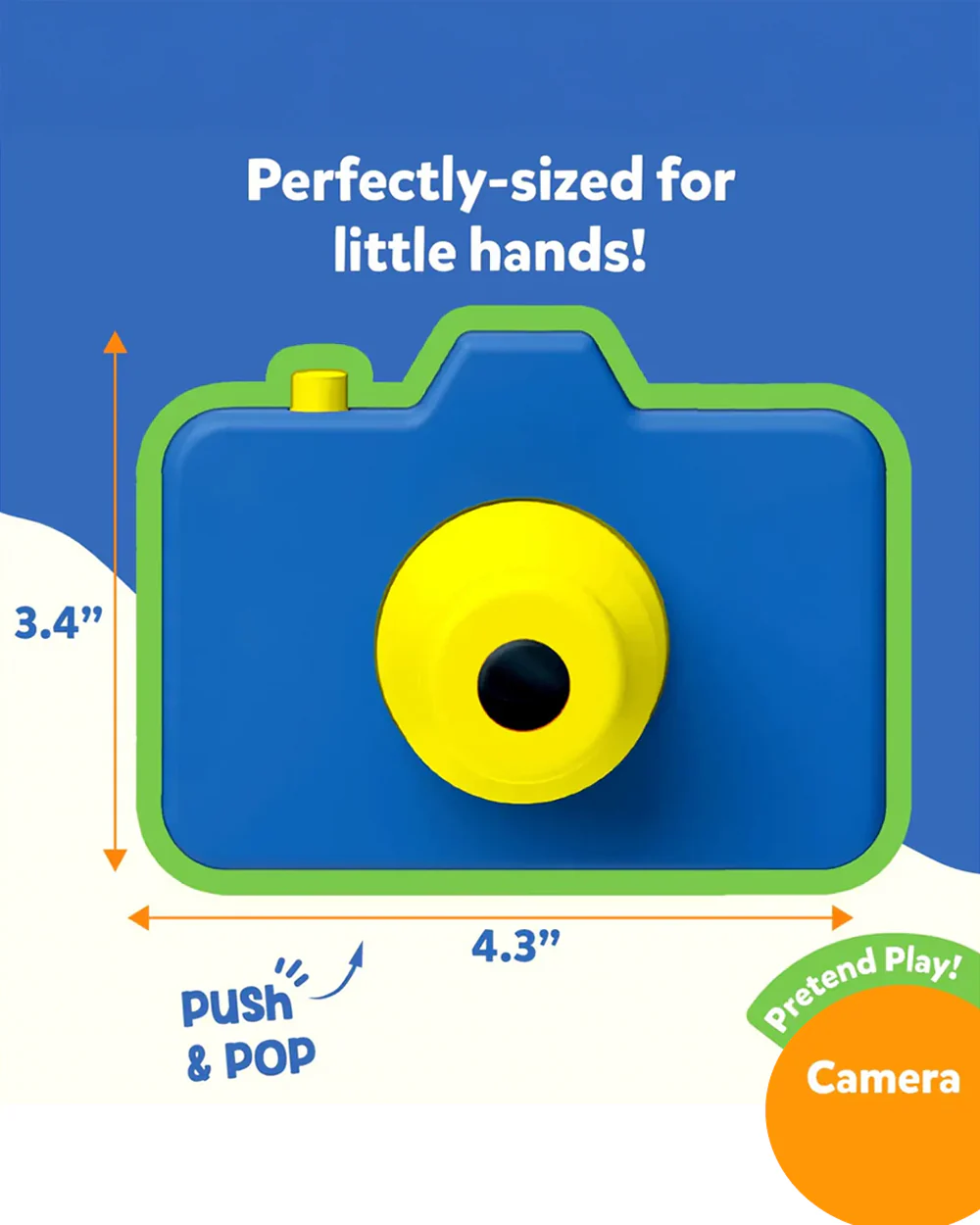 Skillmatics Push & Pop Camera Pretend & Play Toy-Develops Sensory Development-9M+ - Image 3