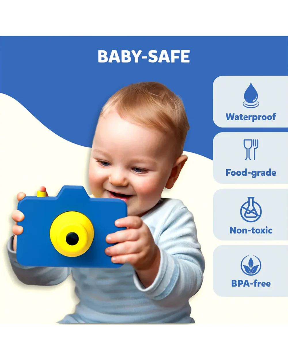 Skillmatics Push & Pop Camera Pretend & Play Toy-Develops Sensory Development-9M+ - Image 4