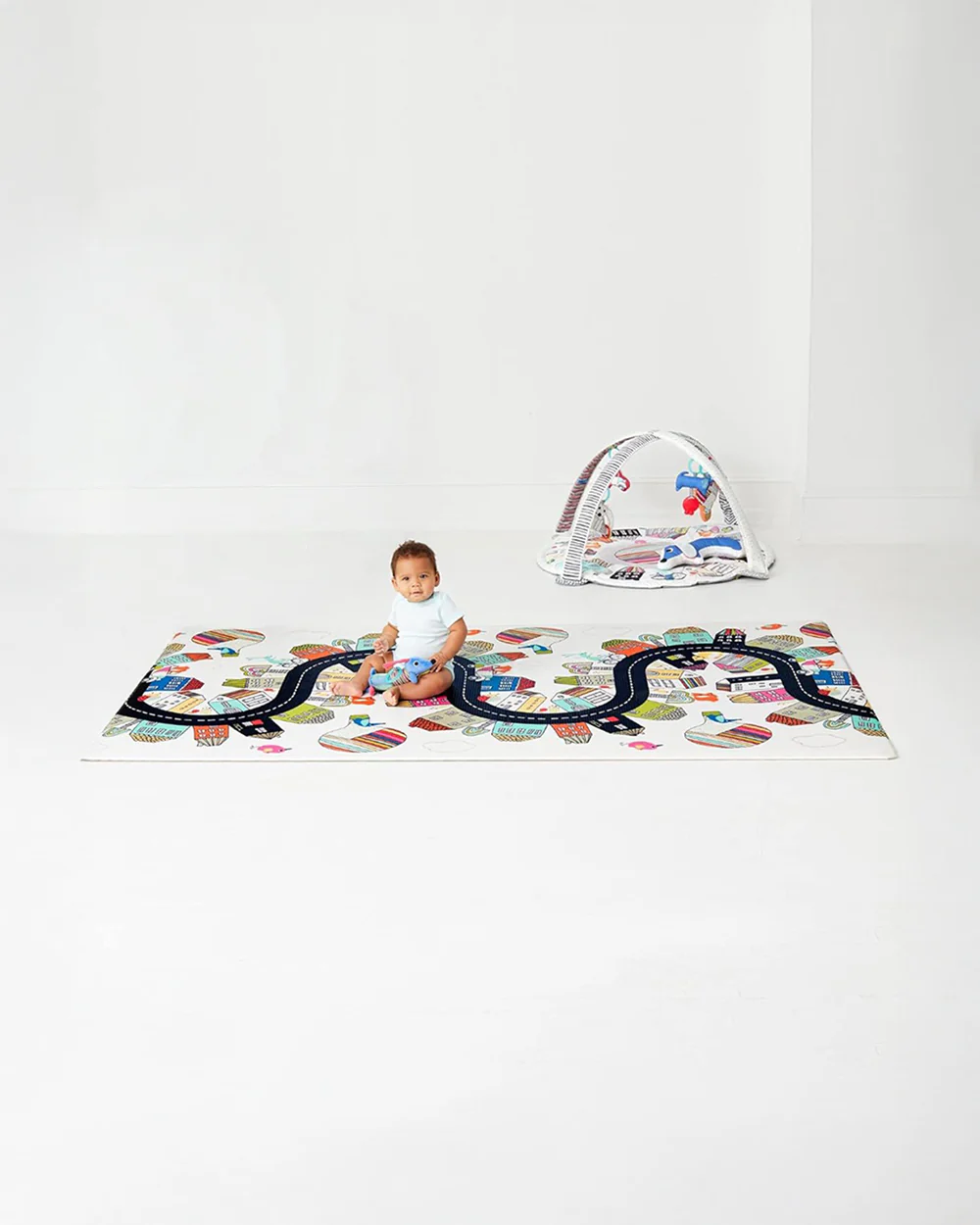Skip Hop Doubleplay Reversible Playmat-Vibrant Village-Waterproof Foam-Playful Artwork-Easy to Clean-0M+ - Image 9