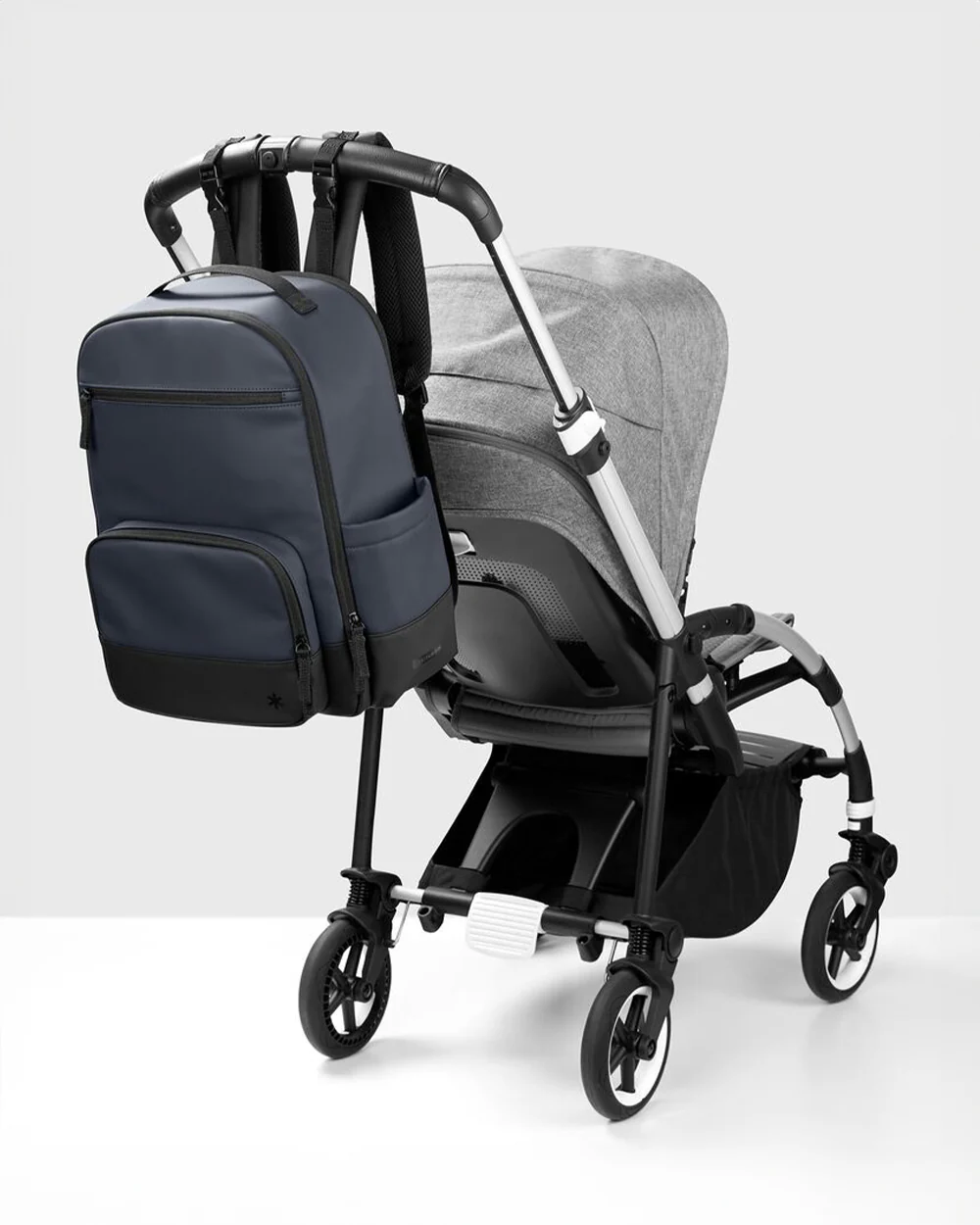 Skip Hop Flex Diaper Backpack-With Changing Pad-Water Resistant & 9 Spacious Pockets-Navy - Image 2