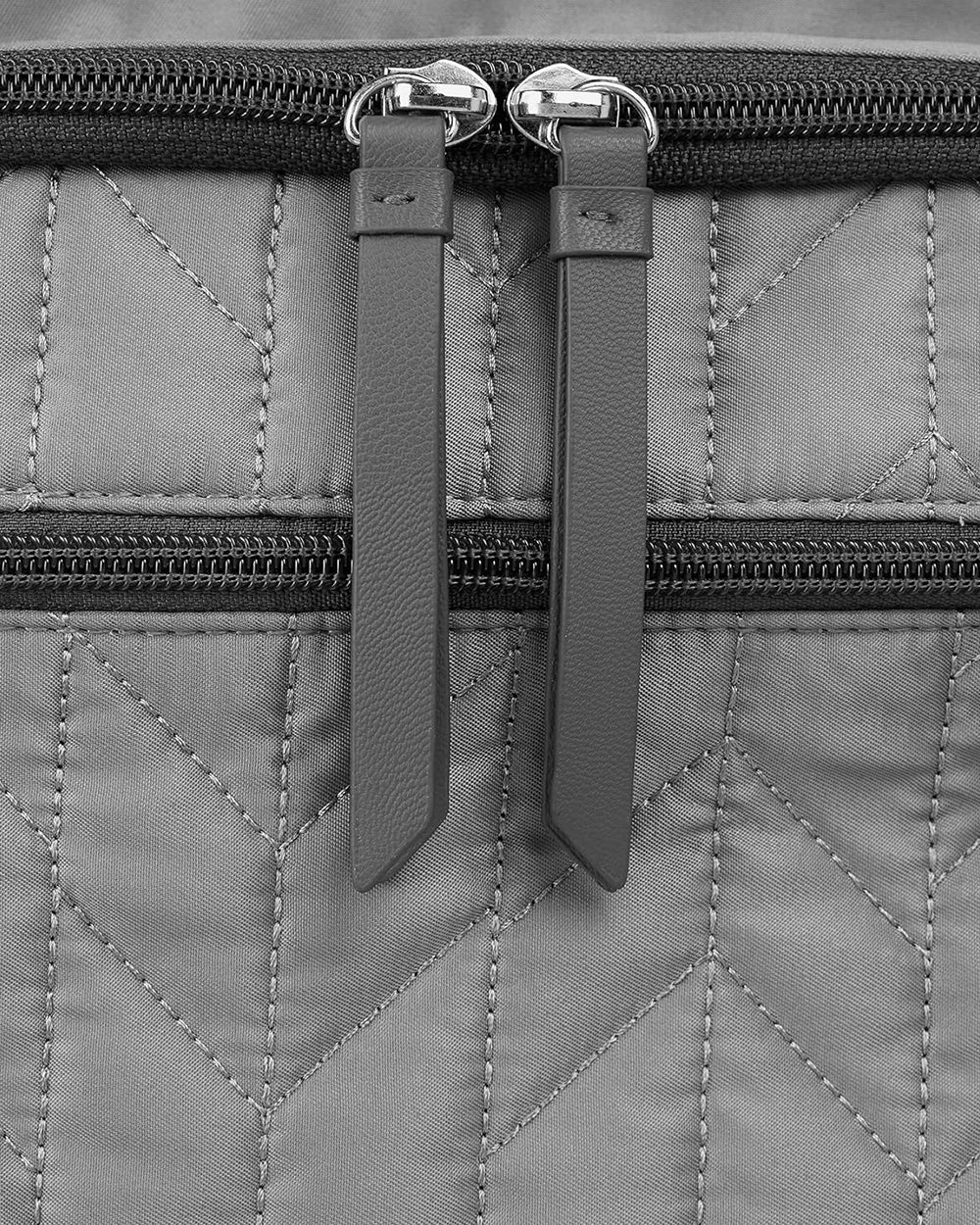 Skip Hop Forma Diaper Bag-Backpack-With Changing Pad-Extra Wide Opening & Lightweight Quilted Design-Grey - Image 9