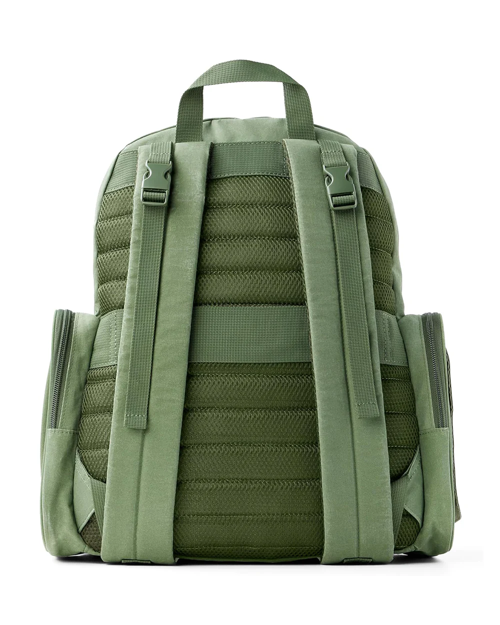 Skip Hop Luna Diaper Bag-Backpack-With Changing Pad-Wipes Pocket & Stroller Straps-Sage - Image 2