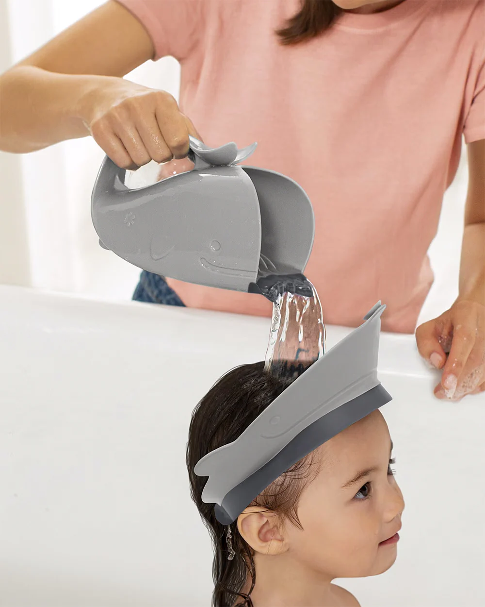 Skip Hop Moby Bath Visor Shower Cap-Grey - Image 2