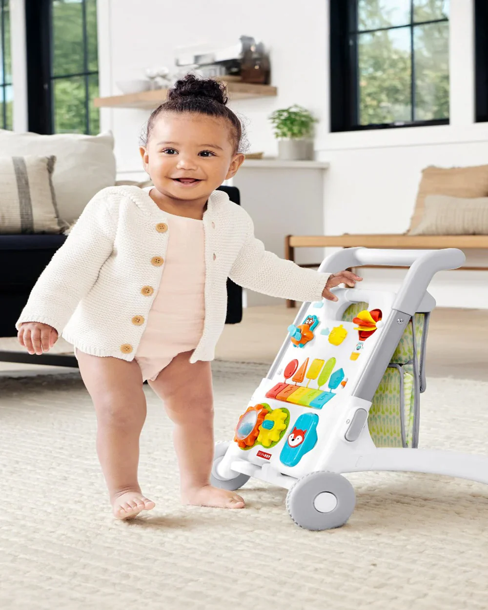 Skip Hop Musical Activity Walker-4 in 1 Convertible-Anti-Skid-40+ Play Features-6M+ - Image 5