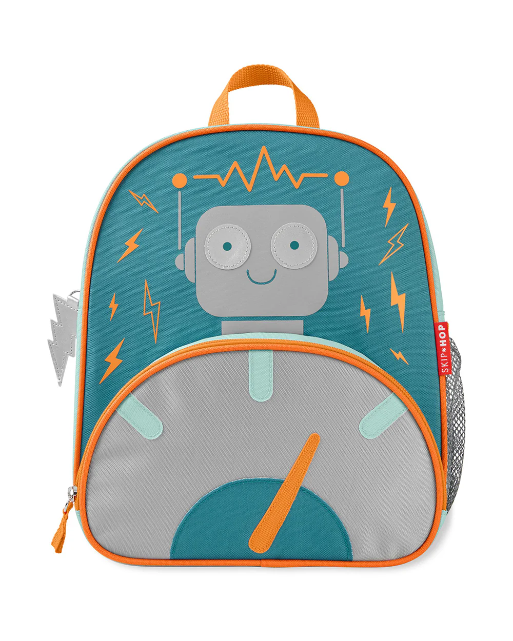 Skip Hop Spark Style Little Kid Bagpack Robot With Mesh Bottle Pocket & Adjustable Shoulder Straps - Image 10