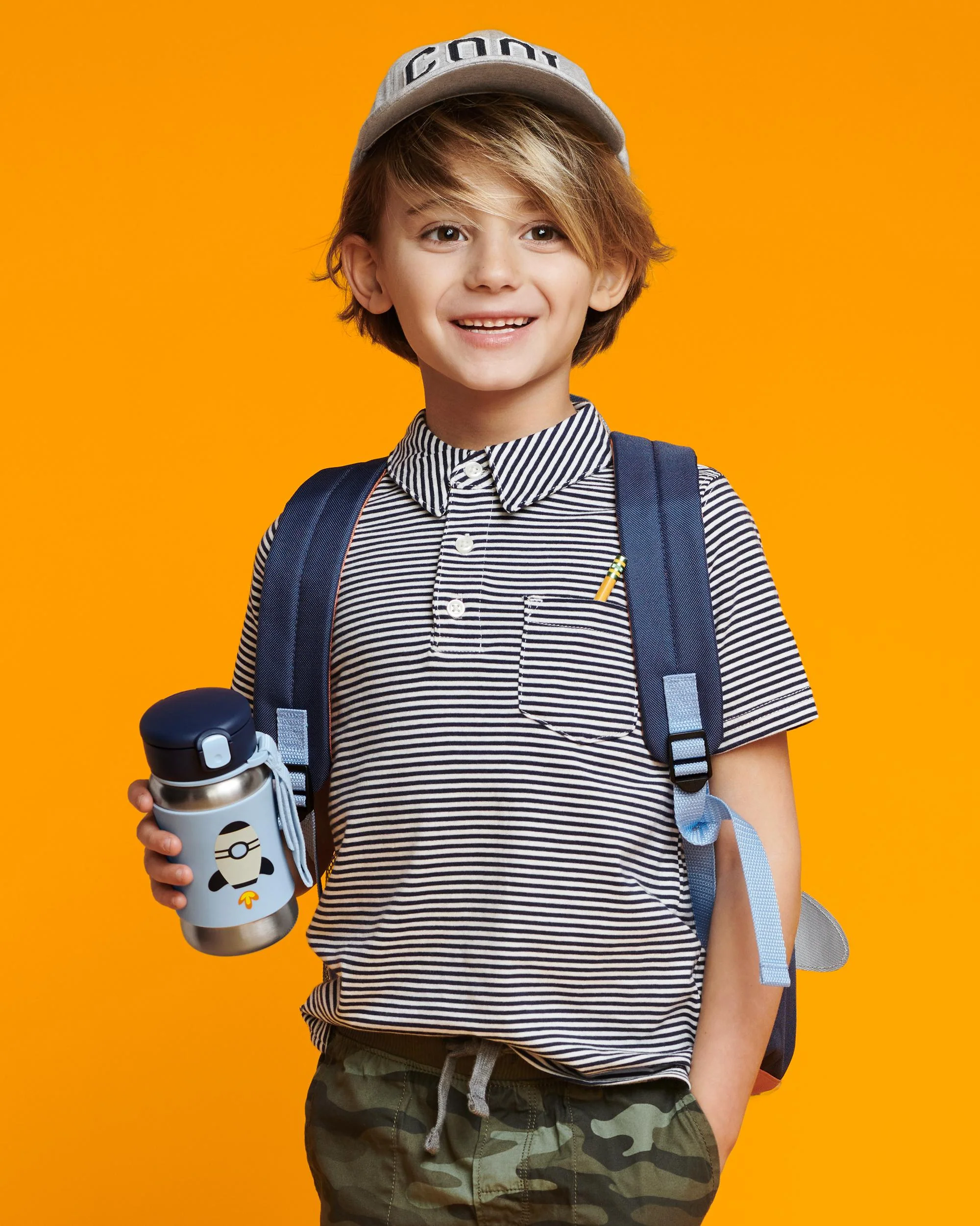 Skip Hop Spark Style Stainless Steel Straw Sipper-With No Slip Silicone Sleeve-Rocket - Image 4