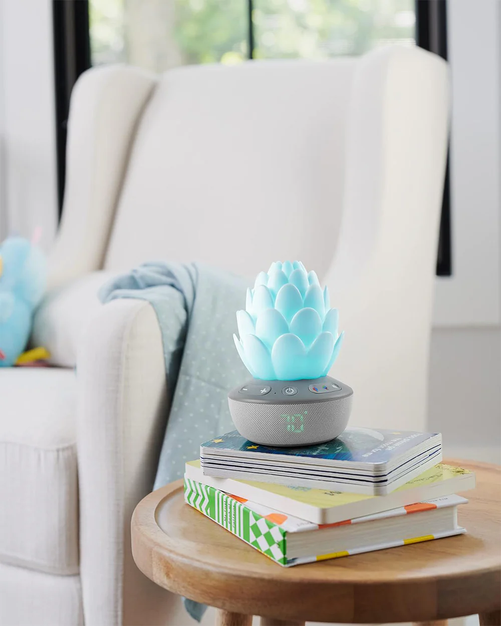 Skip Hop Terra Cry-Activated Soother Sleep Trainer & Nightlight-For a Calm Sleep-Succulent - Image 6