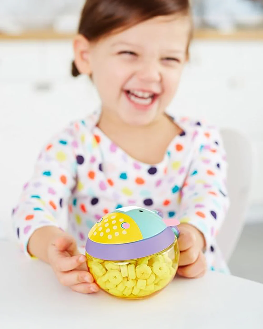 Skip Hop Zoo Snack Cup-Unicorn-No Slip Handle-222 ml-For Feeding Infants - Image 6