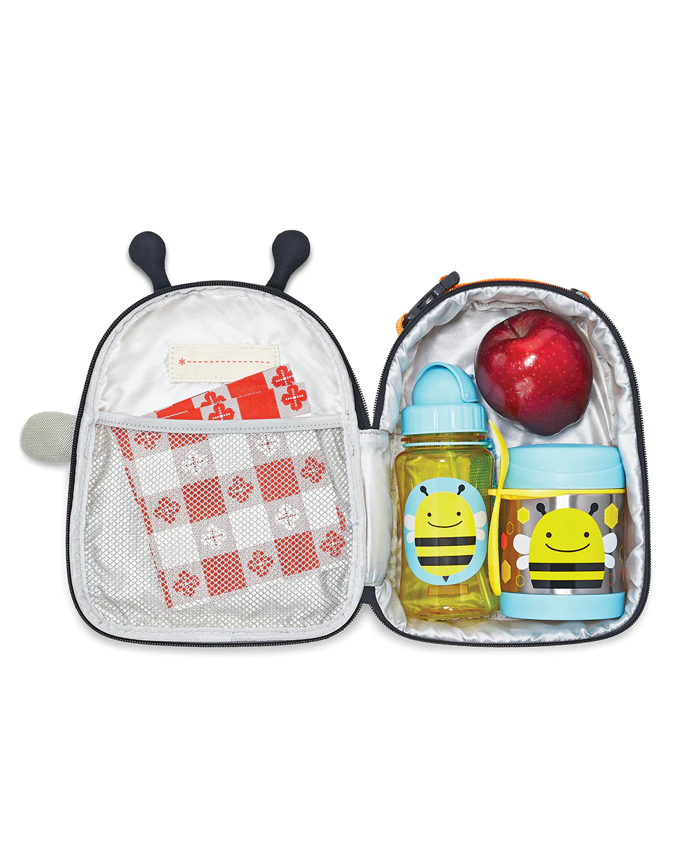 Skip Hop Zoo Stainless Steel Insulated Food Jar-With Spork-Bee-For Feeding Infants - Image 4