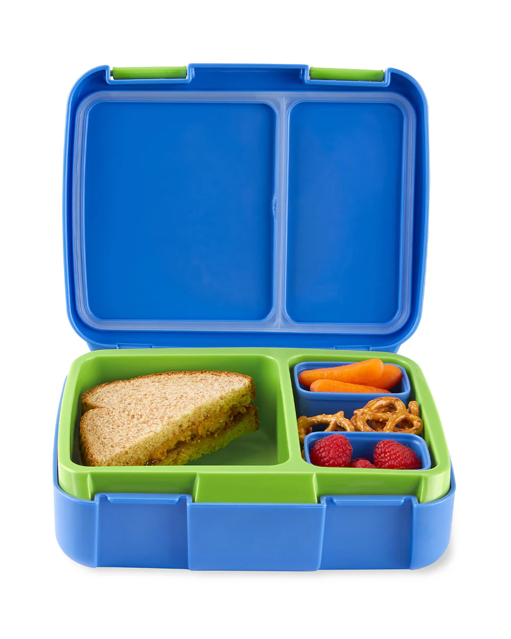 Skip Hop Zoo Style Bento Lunch Box-With Microwave Safe Tray-Dino-For Feeding Infants - Image 4