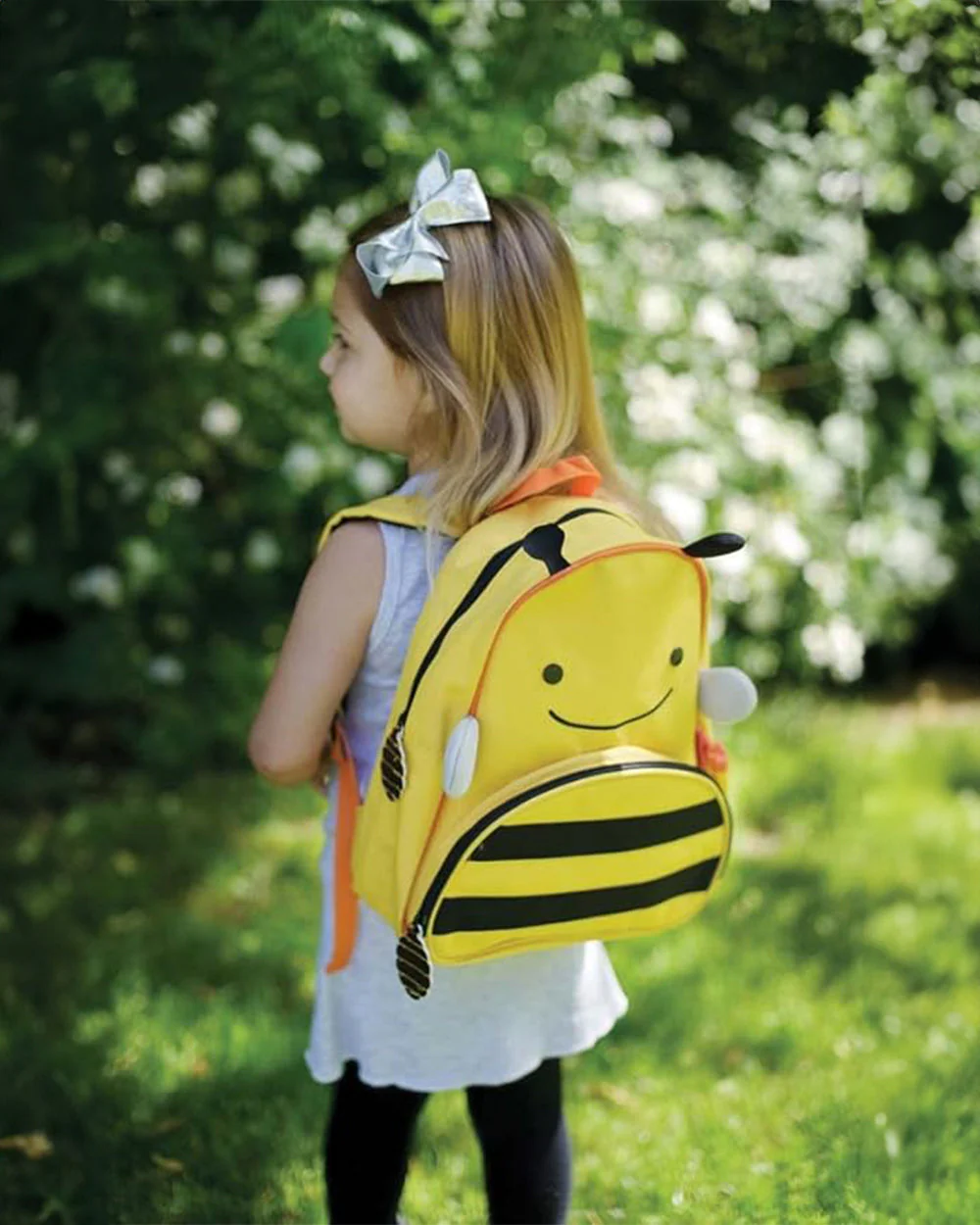 Skip Hop School Essentials Kit-Lunch Box(700ml)-Tritan Straw Sipper(355ml)-Bagpack-Bee-3Y+ - Image 12