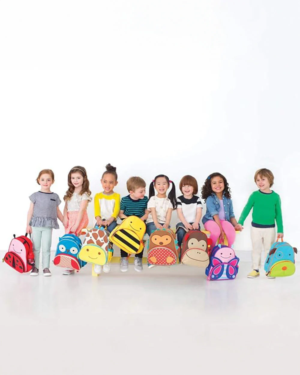 Skip Hop School Essentials Kit-Lunch Box(700ml)-Tritan Straw Sipper(355ml)-Bagpack-Bee-3Y+ - Image 14