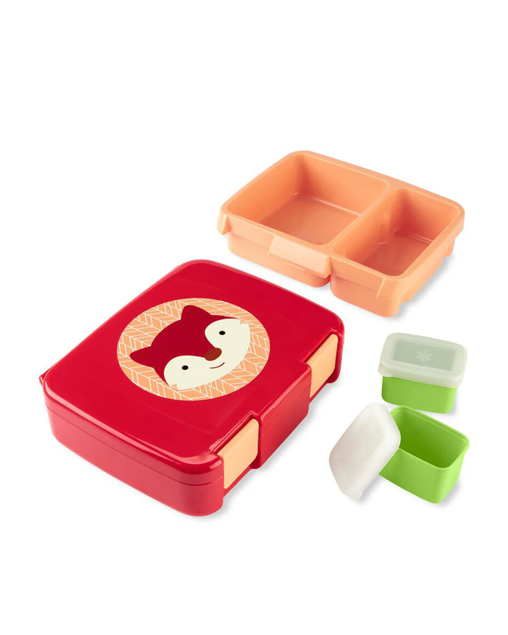 Skip Hop School Essentials Kit-Bento Lunch Box(700ml)-Tritan Straw Sipper(355ml)-Bagpack-Fox-3Y+ - Image 6