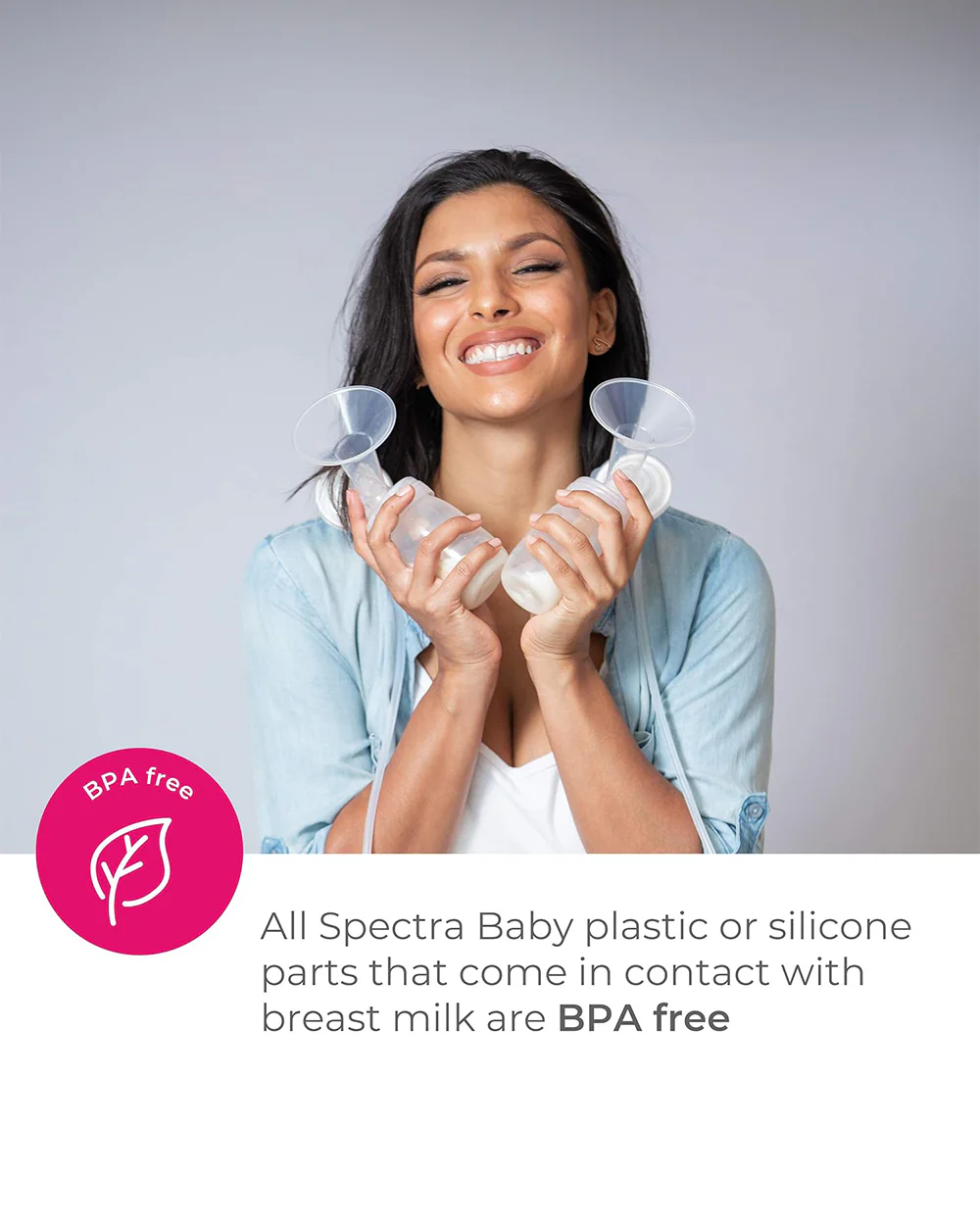 Spectra Dual S Synergy Gold Double Electric Breast Pump-Independent Control for each Breast-With Hospital Grade Suction (270 mmHg) on Each Side-Touch LCD with Timer Control & Mute Mode-Close System-Backflow Protection-Milk Expression Pump - Image 22