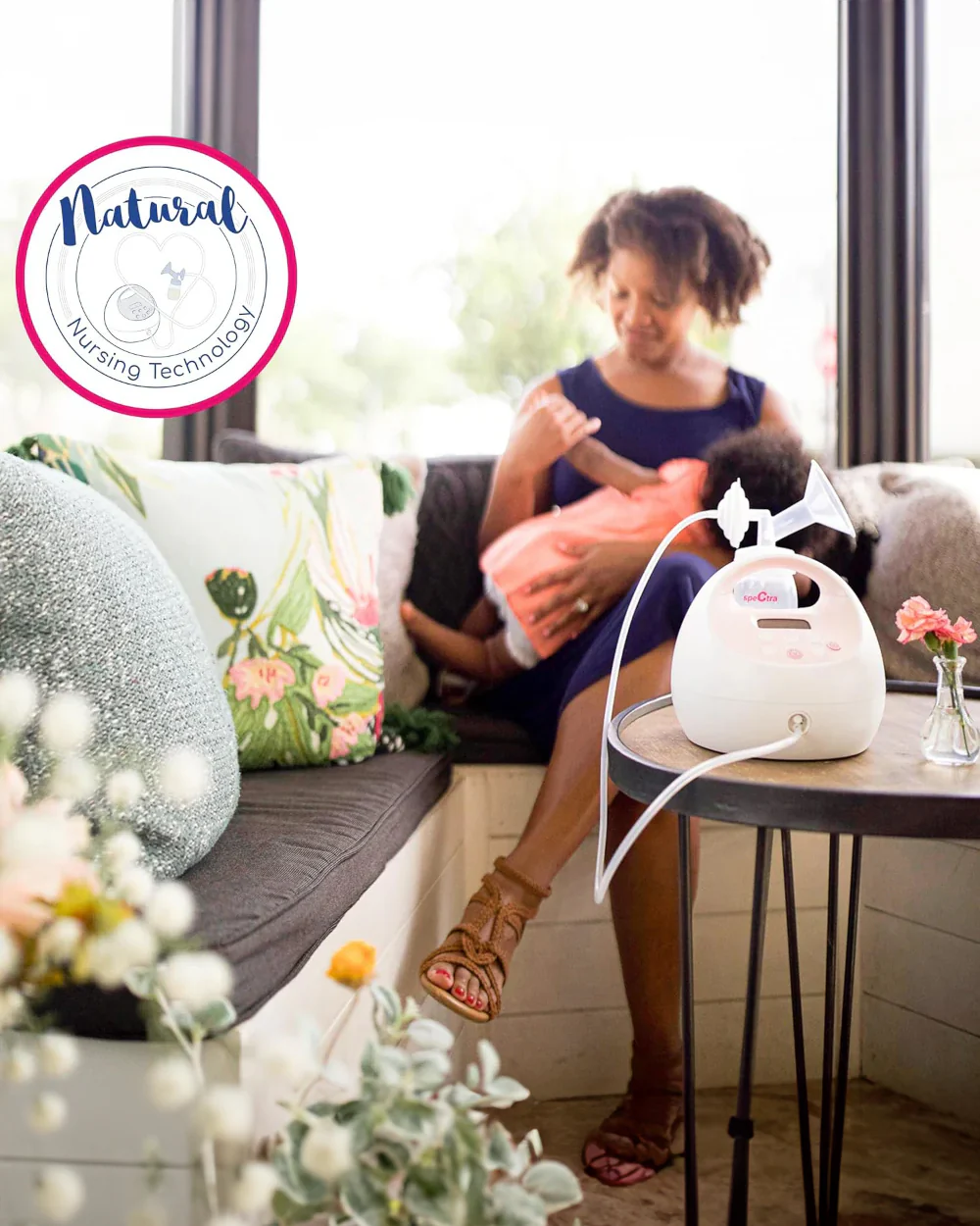 Spectra S2 Plus™ Premier Double Electric Breast Pump-With Hospital Grade Adjustable Suction (270 mmHg)-Versatile Single or Double Pumping-Simulates Natural Suckling-Advance Massage and Expression Modes-Milk Expression Pump - Image 18