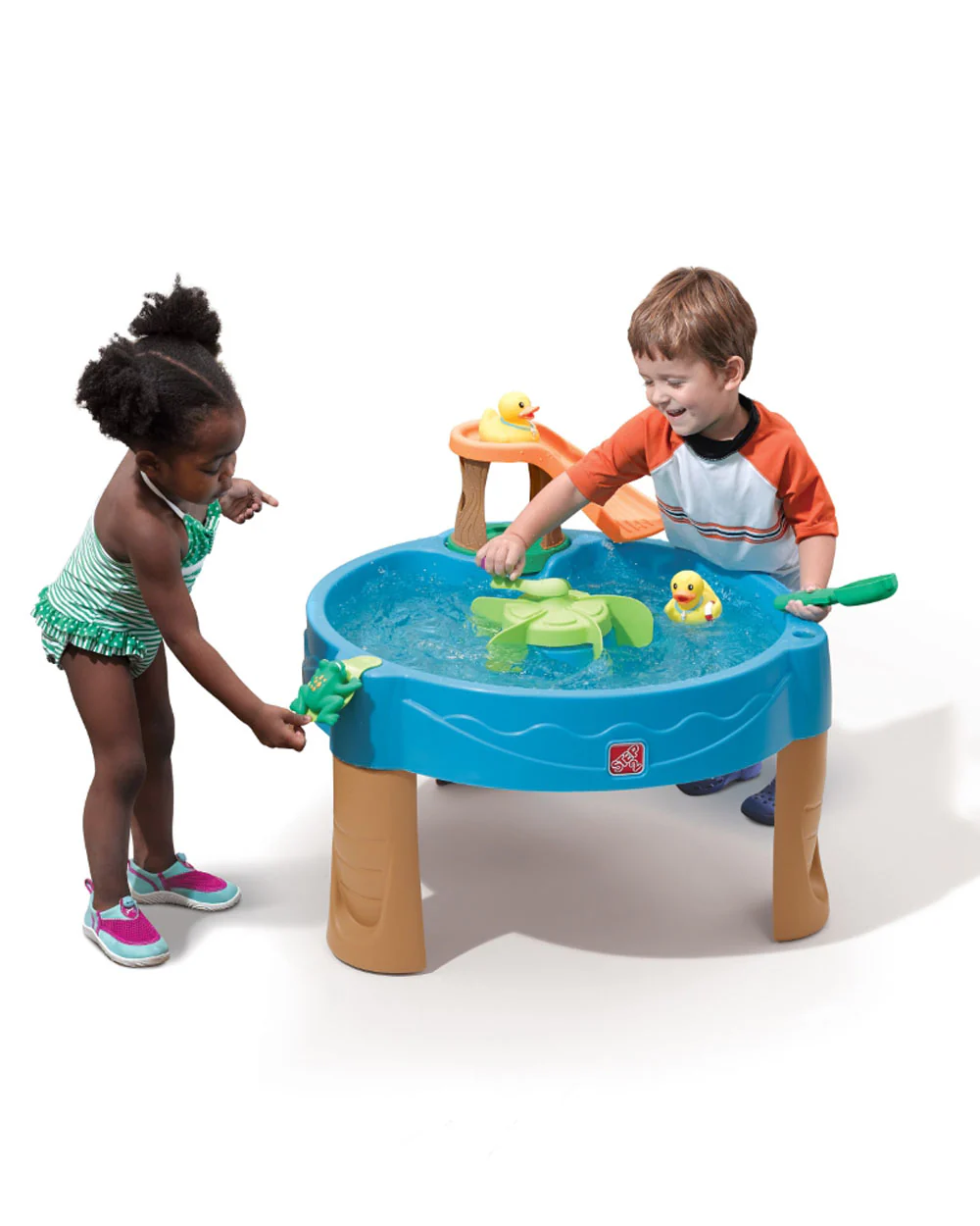 Step2 Duck Pond Water Table With Spinners & Launch Pad-Outdoor Toy-Promotes Sensory Play-Water & Splash Toy-18M+ - Image 15
