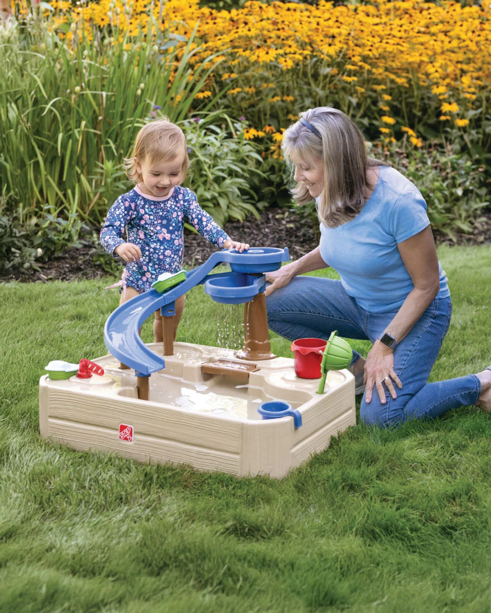 Step2 Naturally Playful Splashway Canal Table-Outdoor Toys-Boat Track Play with Flowing Waterways-Enhances Motor Skills-12M+ - Image 17
