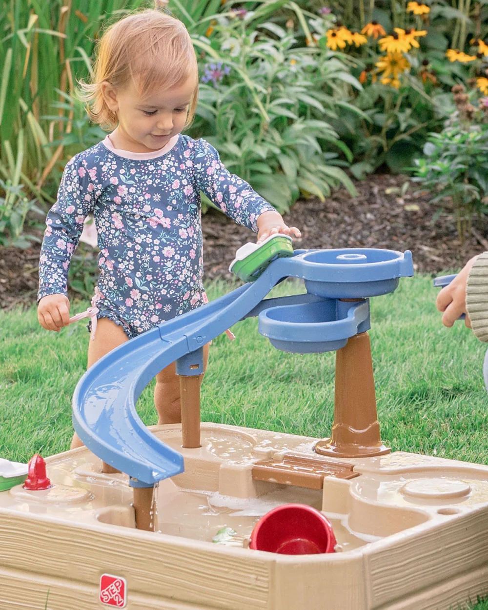Step2 Naturally Playful Splashway Canal Table-Outdoor Toys-Boat Track Play with Flowing Waterways-Enhances Motor Skills-12M+ - Image 18