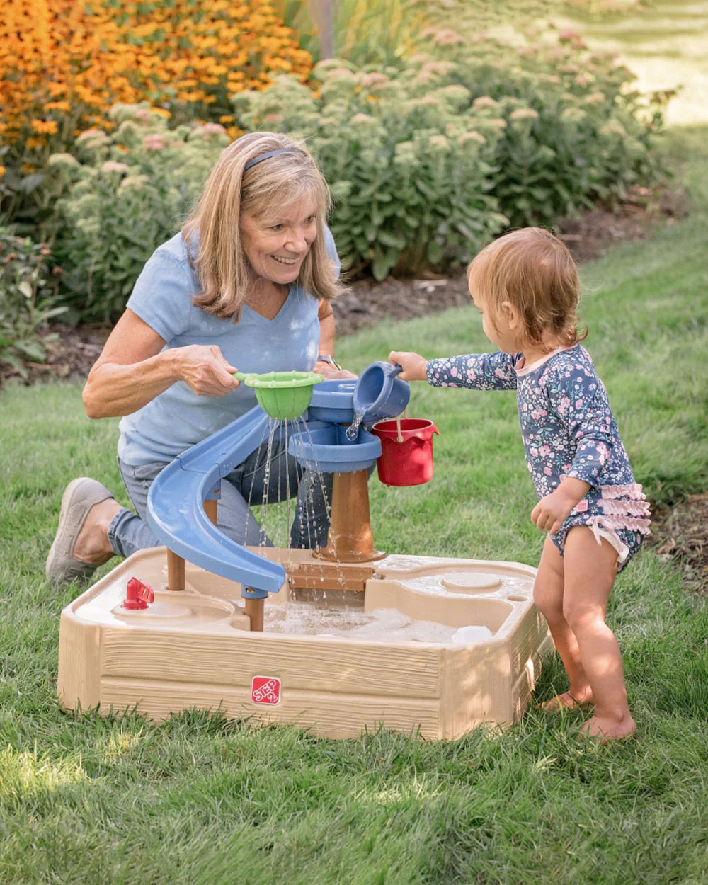 Step2 Naturally Playful Splashway Canal Table-Outdoor Toys-Boat Track Play with Flowing Waterways-Enhances Motor Skills-12M+ - Image 24
