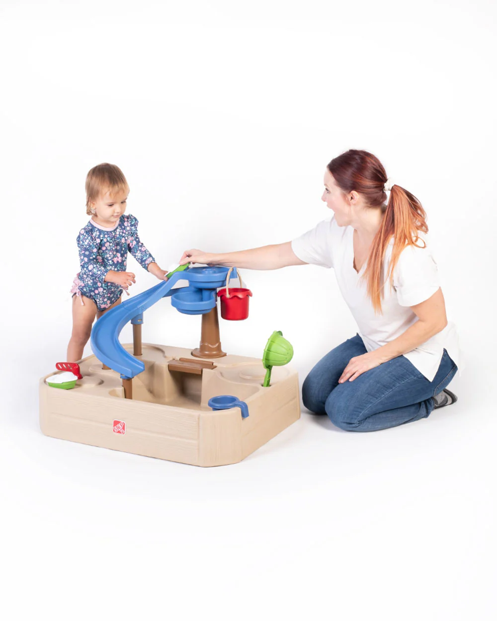 Step2 Naturally Playful Splashway Canal Table-Outdoor Toys-Boat Track Play with Flowing Waterways-Enhances Motor Skills-12M+ - Image 5