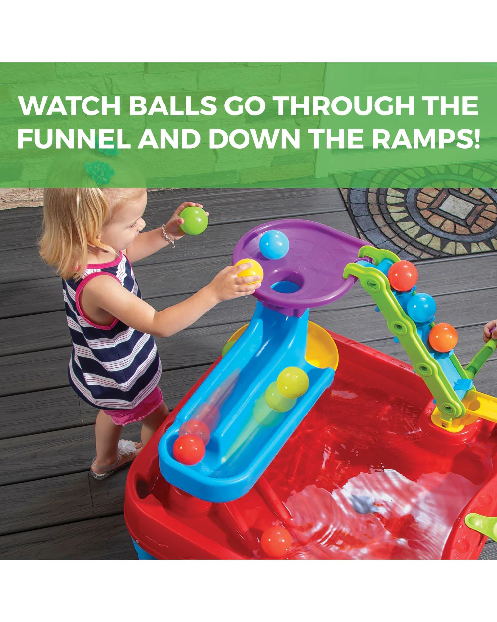 Step2 STEM Discovery Ball Activity Centre & Table-Ramp & Funnel System for Cause & Effect Learning-24M+ - Image 12
