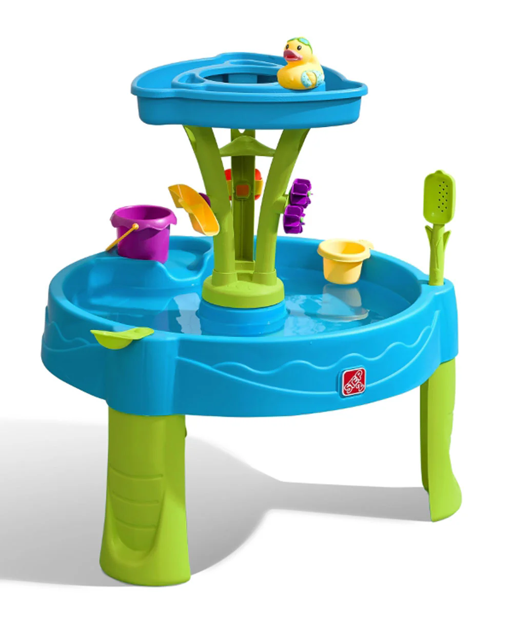 Step2 Summer Showers Splash Tower Water Table-Outdoor Toy-Water Pour Tower-Includes 8 Piece Accessory Set-18M+ - Image 14