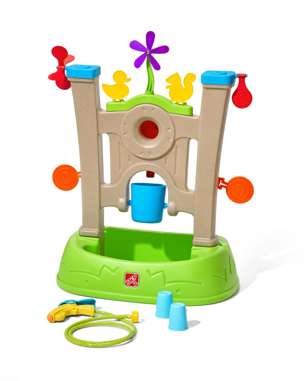 Step2 Waterpark Arcade-Outdoor Toy-Hose Connected Water Blaster With Multi Target Splash Wall & Spill Bucket-36M+ - Image 16