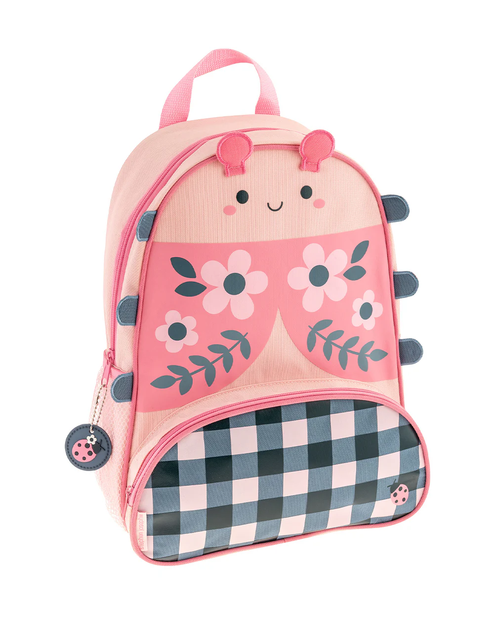 Stephen Joseph Sidekick Ladybug Backpack-Cushioned Adjustable Straps-for Toddlers