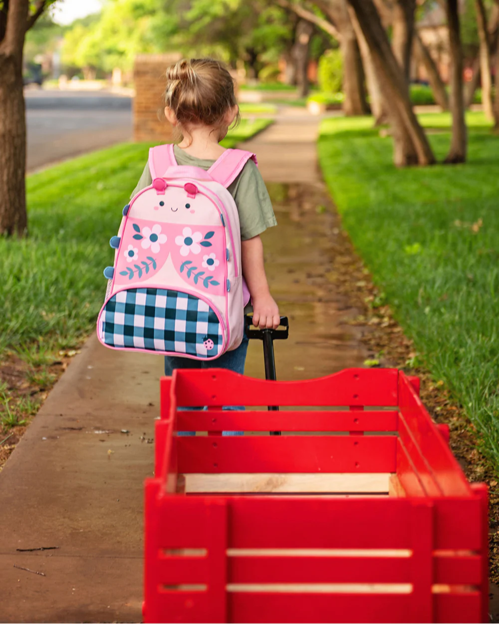 Stephen Joseph Sidekick Ladybug Backpack-Cushioned Adjustable Straps-for Toddlers - Image 7