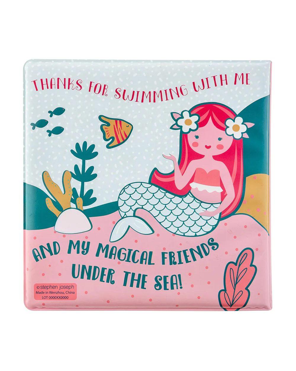 Stephen Joseph Mermaid Color Changing Book-Bath Toy-Floating Pool Toys For Infants - Image 4