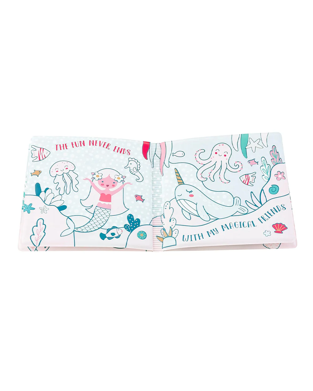 Stephen Joseph Mermaid Color Changing Book-Bath Toy-Floating Pool Toys For Infants - Image 6