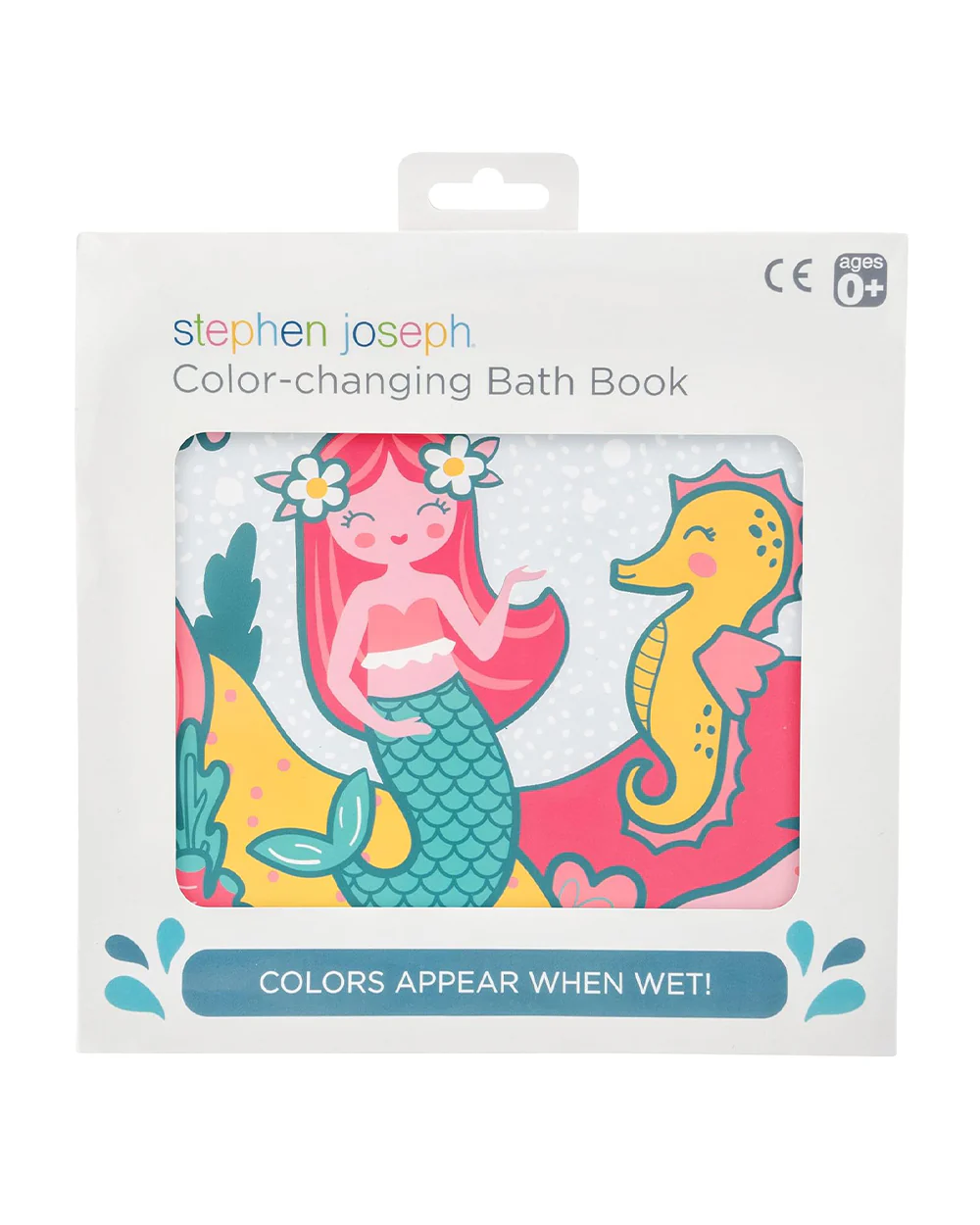 Stephen Joseph Mermaid Color Changing Book-Bath Toy-Floating Pool Toys For Infants - Image 7
