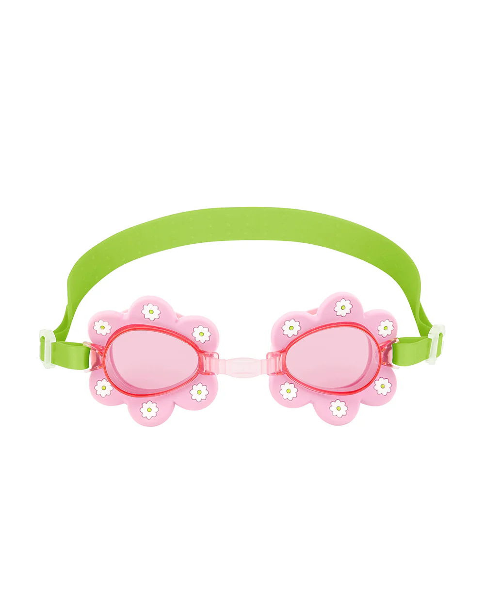 Stephen Joseph Pink Swim Goggles-Solid-For Infants