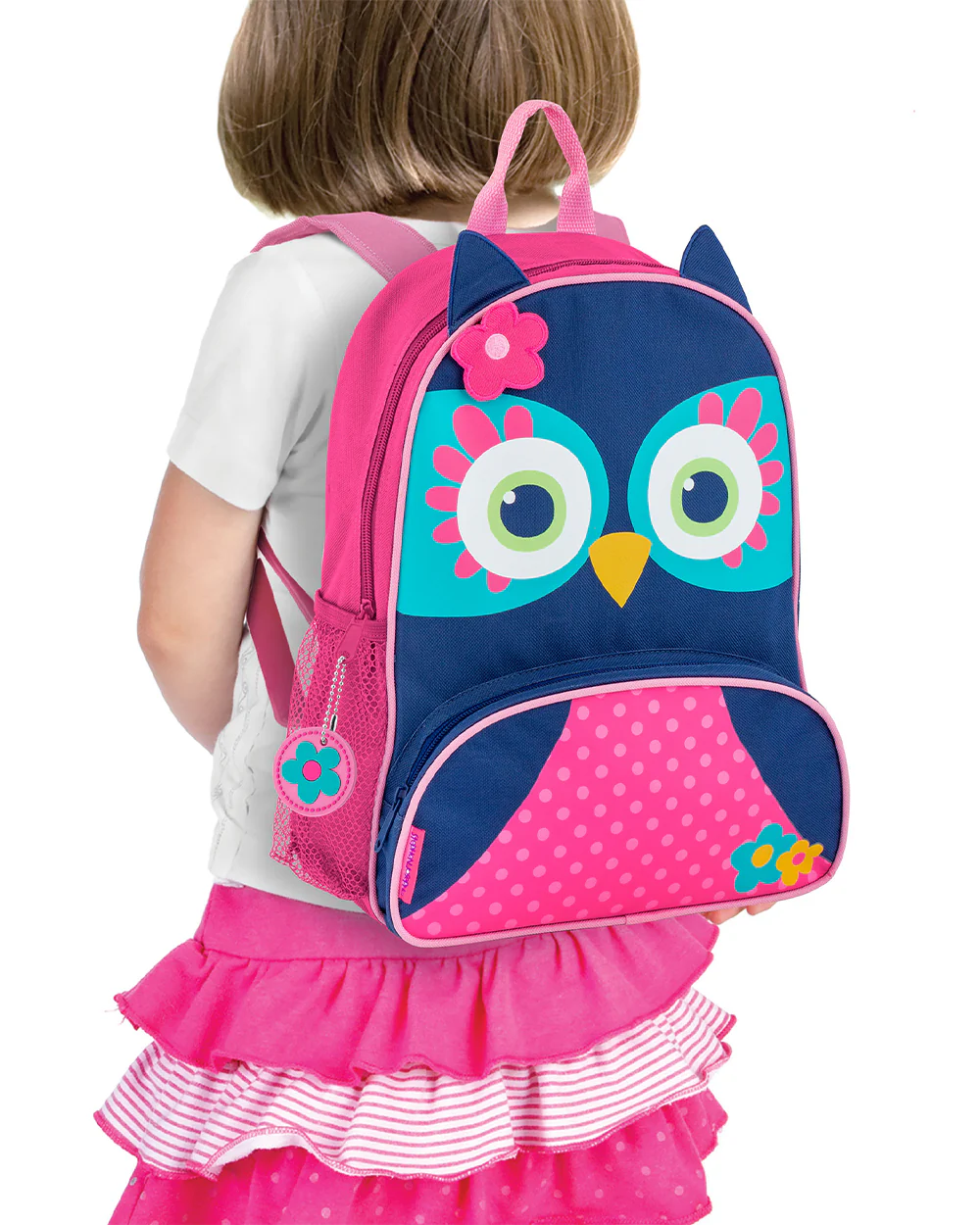 Stephen Joseph Sidekick Owl Backpack-Cushioned Adjustable Straps-for Toddlers - Image 4