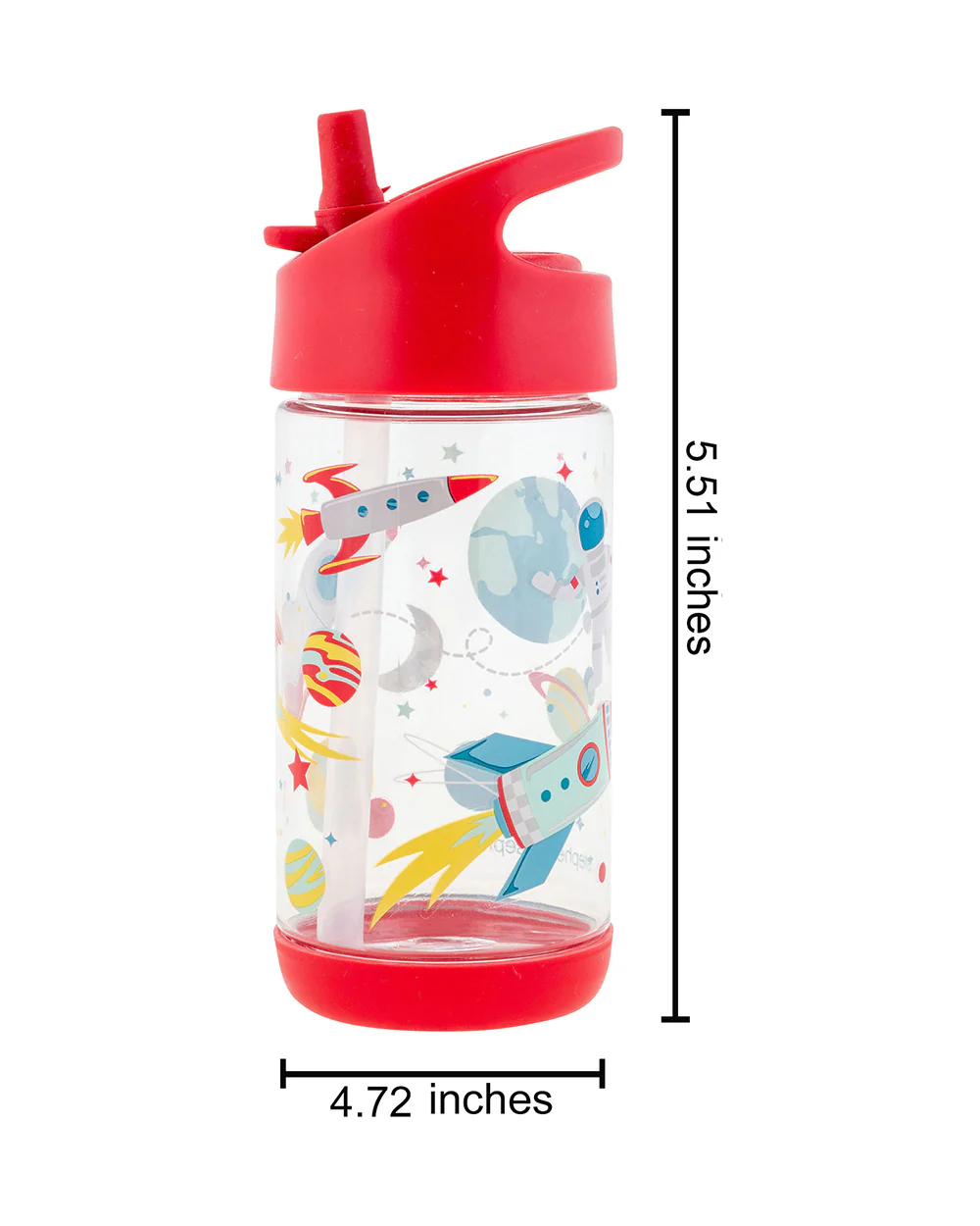 Stephen Joseph-Space-Flip Top Straw Sipper-Easy to Hold-354 ml - Image 5
