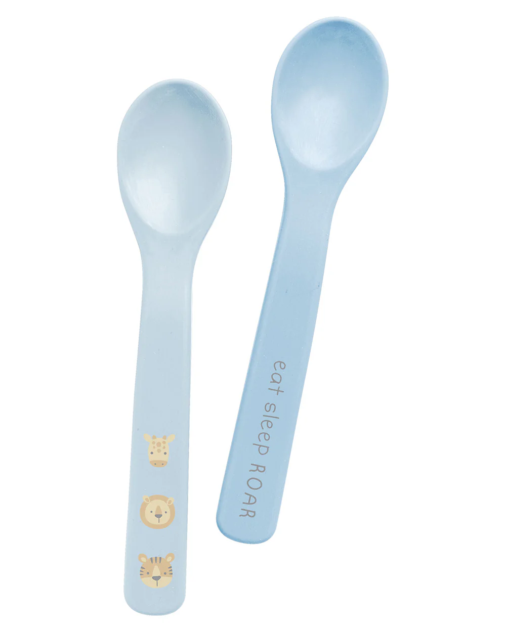 Stephen Joseph Spoon Set-Pack of 2-Zoo-Made of Silicone-For Infants