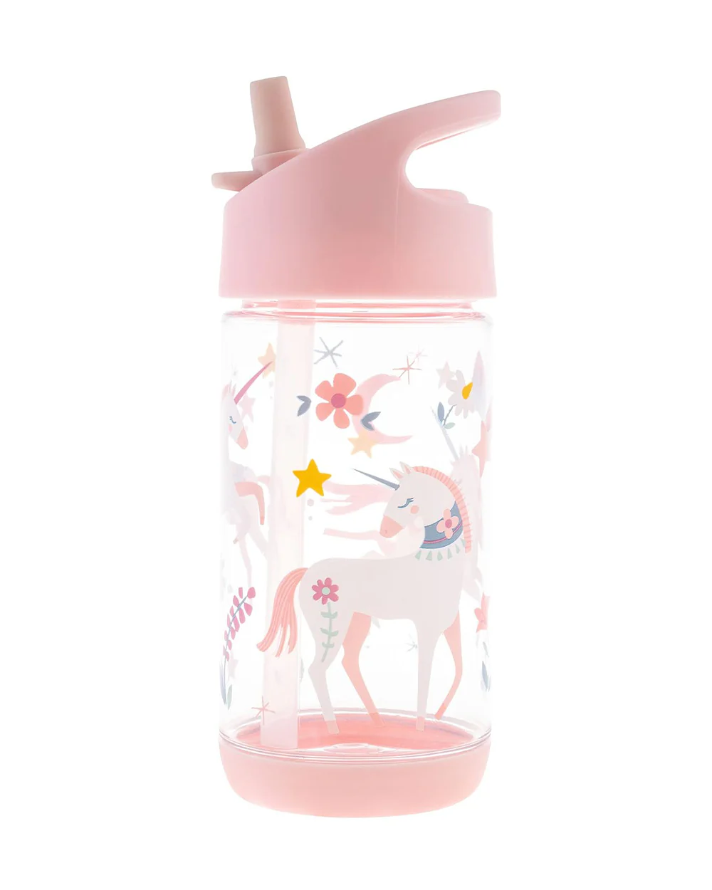 Stephen Joseph-Unicorn-Flip Top Straw Sipper-Easy to Hold-354 ml - Image 2