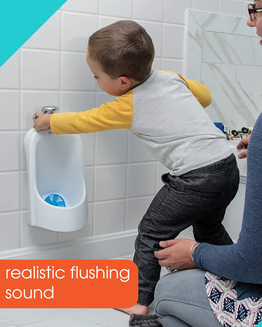 Summer Infant My Size Urinal Pee Trainer-With Spinning Target-White - Image 5
