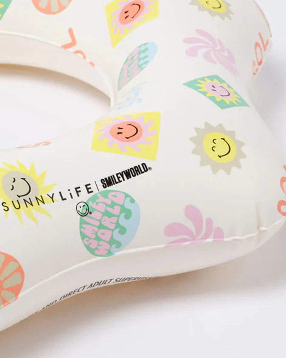 SUNNYLiFE Kiddy Float Pool Ring-SMILEY World Sol Sea - Image 2