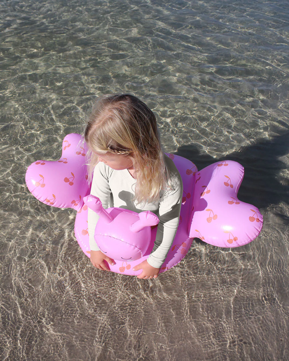 SUNNYLiFE Kids Pool Ring Tube-Cotton Candy-Cherry - Image 7