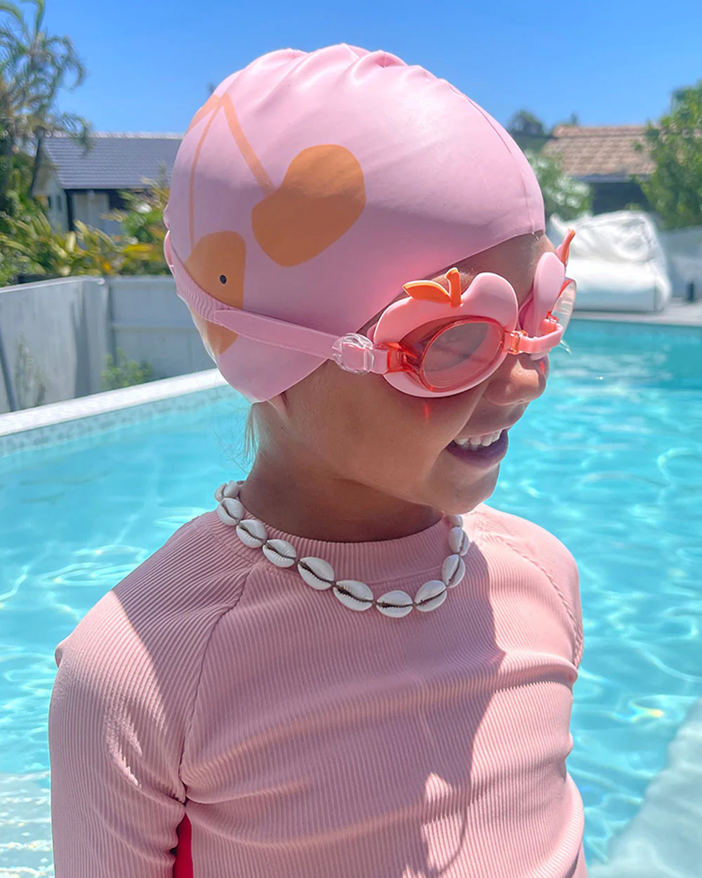 SUNNYLiFE Kids Swim Goggles-Cotton Candy-Cherry - Image 11