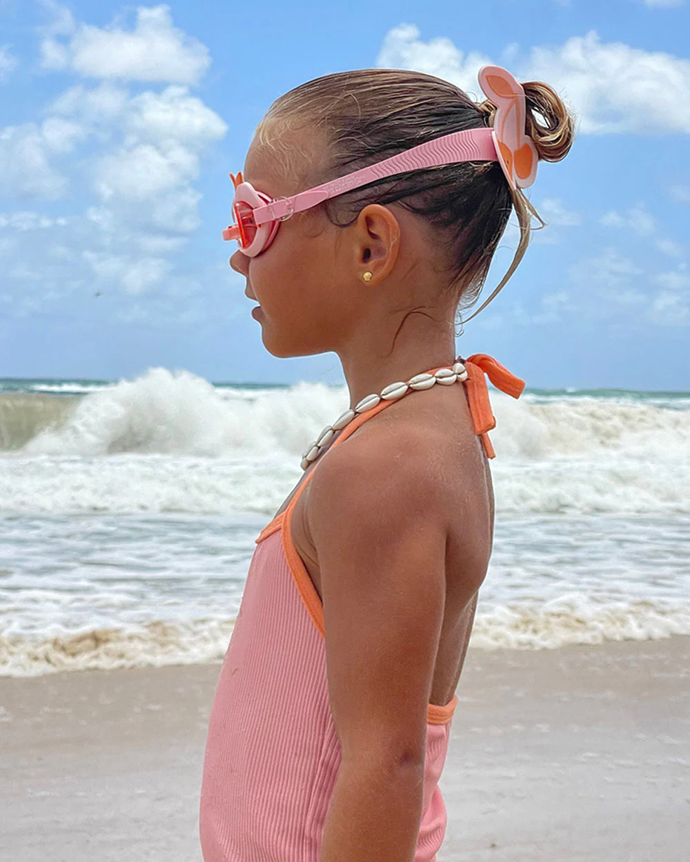 SUNNYLiFE Kids Swim Goggles-Cotton Candy-Cherry - Image 6