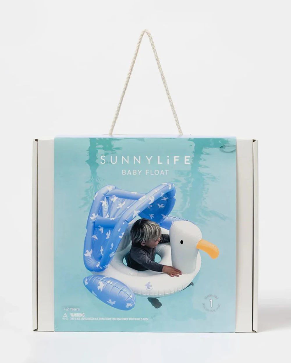 SUNNYLiFE Pool Float-B-Seagull-Blue - Image 7