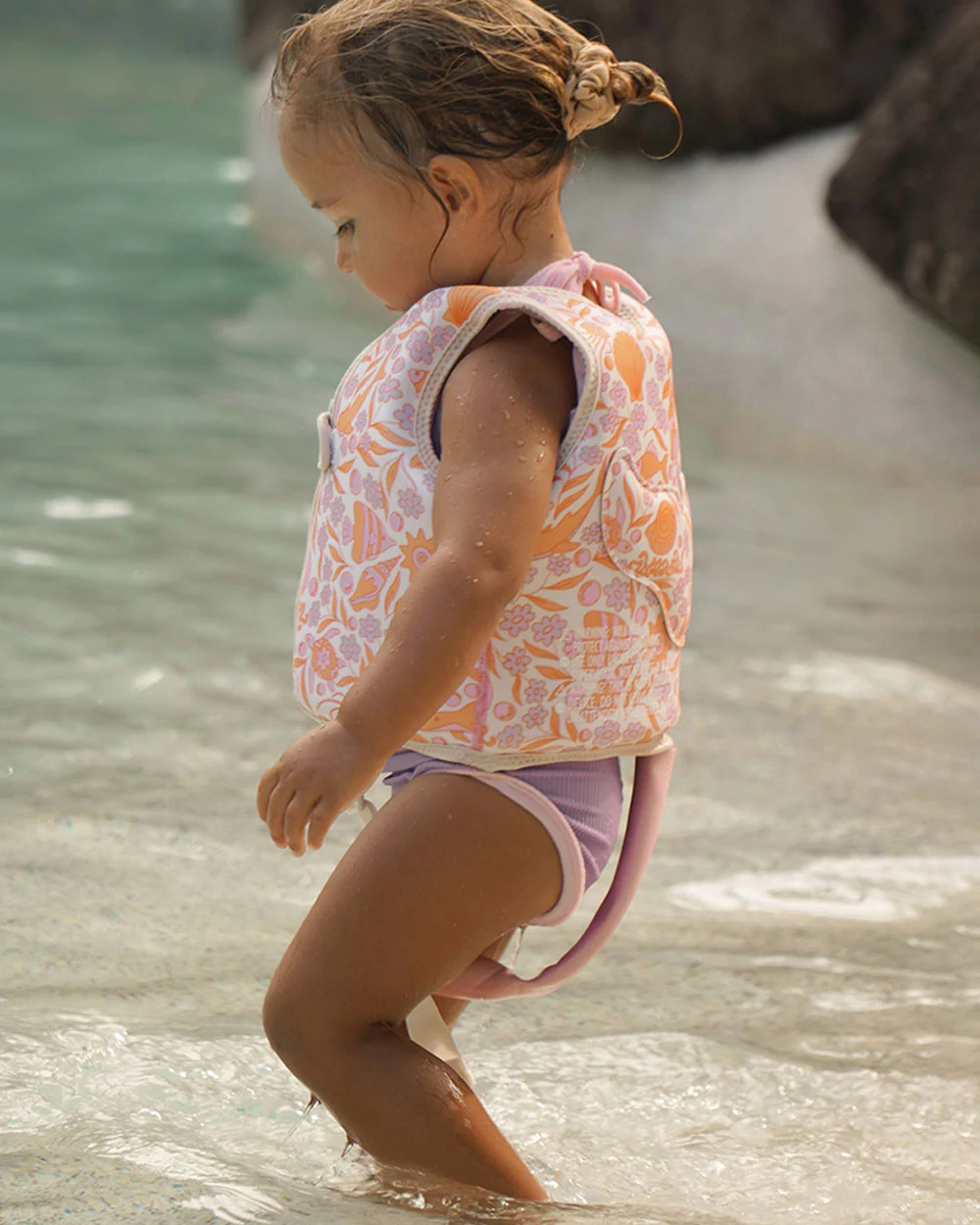SUNNYLiFE Swim Vest-Ocean-Pink-For Infants - Image 2