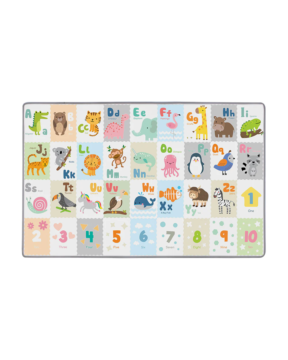 Sunta Alphabet & Number Baby Playmat-Shock Absorbing EVA Foam & Anti Slip Waterproof Surface-10M+