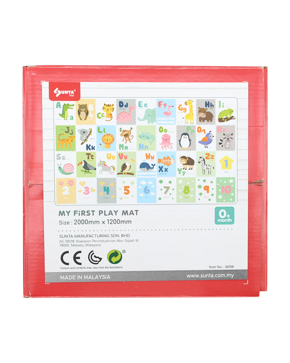 Sunta Alphabet & Number Baby Playmat-Shock Absorbing EVA Foam & Anti Slip Waterproof Surface-10M+ - Image 5