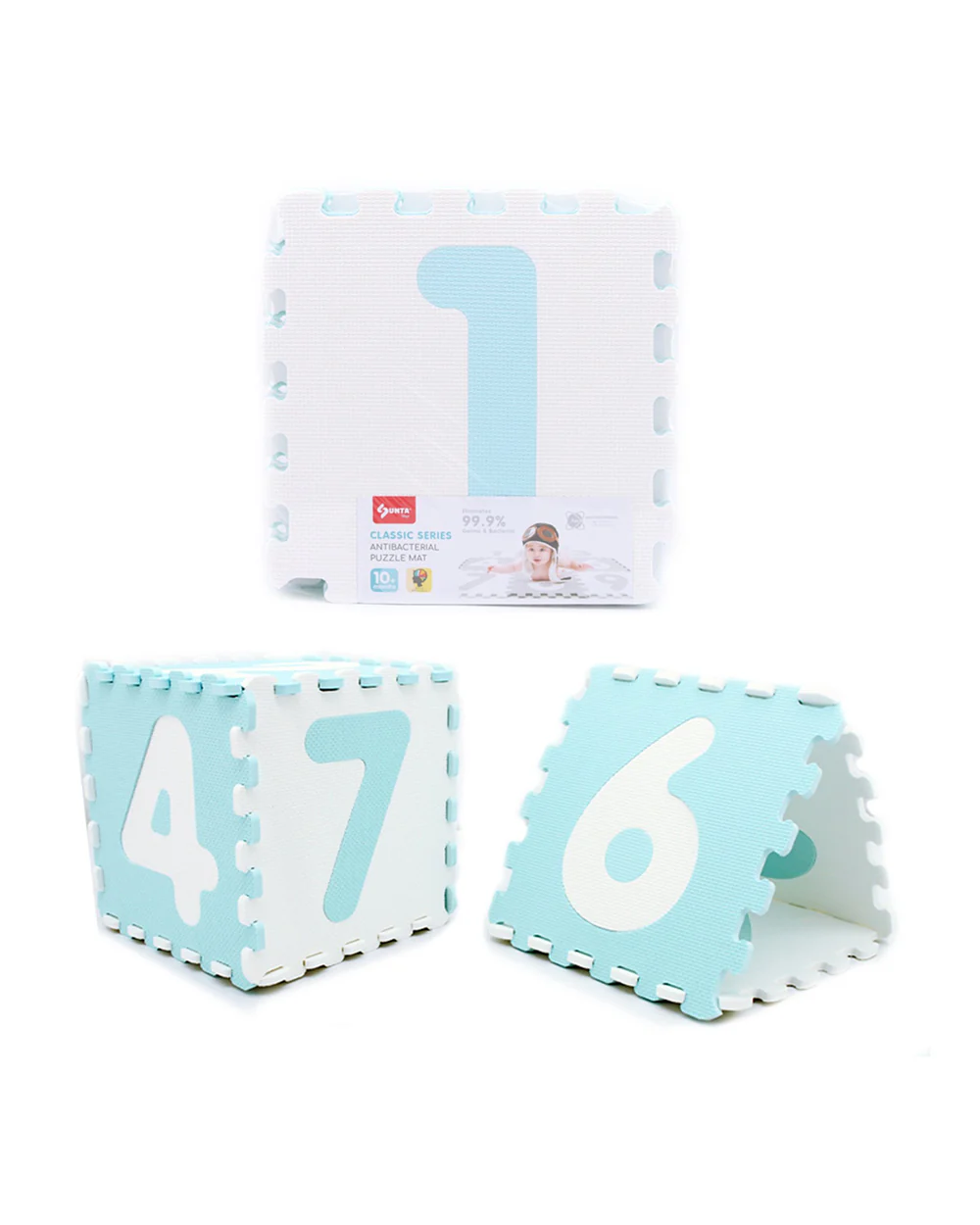 Sunta Anti Bacterial Number Puzzle Playmat-Soft EVA Foam With Interlocking Design-10M+ - Image 4