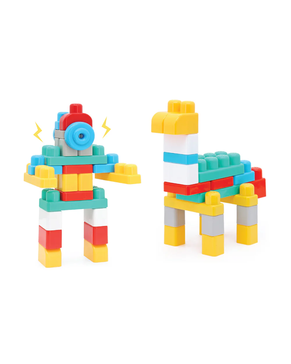 Sunta Cat Building Blocks-30 Colorful Pieces In Portable Trolley Container-Promotes Creativity & Motor Skills-18M+ - Image 4